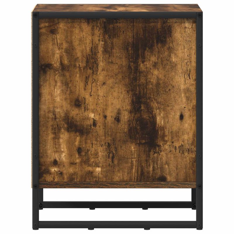 Casa si Gradina - Mobilier - Comode si corpuri - Noptiere - Noptiera Stejar fumuriu 39,5 x 30 x 50 cm Lemn compozit - Infinity.ro