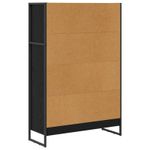 Casa si Gradina - Mobilier - Biblioteci si rafturi - Biblioteci - Dulap pentru carti Stejar Negru 80 x 30 x 155 cm Lemn compozit - Infinity.ro