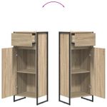 Casa si Gradina - Mobilier - Mobilier baie - Corpuri baie - Dulap de Baie cu sertar Sonoma 40 x 30 x 100 cm Lemn compozit - Infinity.ro