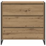 Casa si Gradina - Mobilier - Comode si corpuri - Comode - Bufet Stejar artizanal 79 x 36 x 75.5 cm Lemn compozit - Infinity.ro