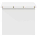 Casa si Gradina - Mobilier - Mese si birouri - Masute de cafea - Masa de cafea Alb 55 x 54,5 x 45 cm Lemn compozit - Infinity.ro