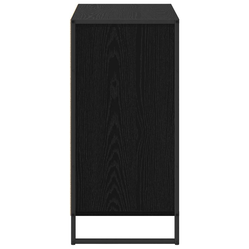 Casa si Gradina - Mobilier - Comode si corpuri - Comode - Dulap lateral Stejar Negru 79 x 36 x 75 cm Lemn compozit - Infinity.ro
