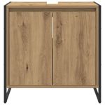 Casa si Gradina - Mobilier - Mobilier baie - Corpuri baie - Dulap de Baie Stejar artizanal 60 x 30 x 60 cm Lemn compozit - Infinity.ro