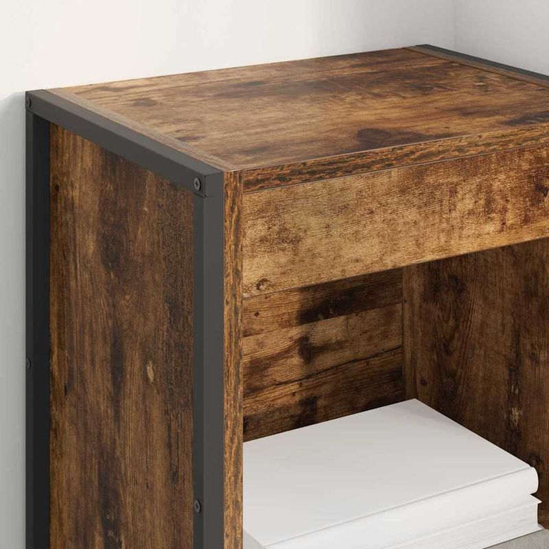 Casa si Gradina - Mobilier - Biblioteci si rafturi - Biblioteci - Dulap pentru carti Stejar fumuriu 80 x 30 x 155 cm - Infinity.ro