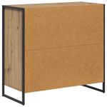 Casa si Gradina - Mobilier - Comode si corpuri - Comode - Bufet Stejar artizanal 79 x 36 x 75.5 cm Lemn compozit - Infinity.ro