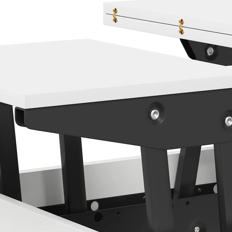 Casa si Gradina - Mobilier - Mese si birouri - Masute de cafea - Masa de cafea Alb 55 x 54,5 x 45 cm Lemn compozit - Infinity.ro