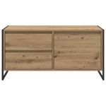 Casa si Gradina - Mobilier - Comode si corpuri - Comode - Cabinet TV Stejar artizanal 100 x 36 x 49.5 cm Lemn compozit - Infinity.ro