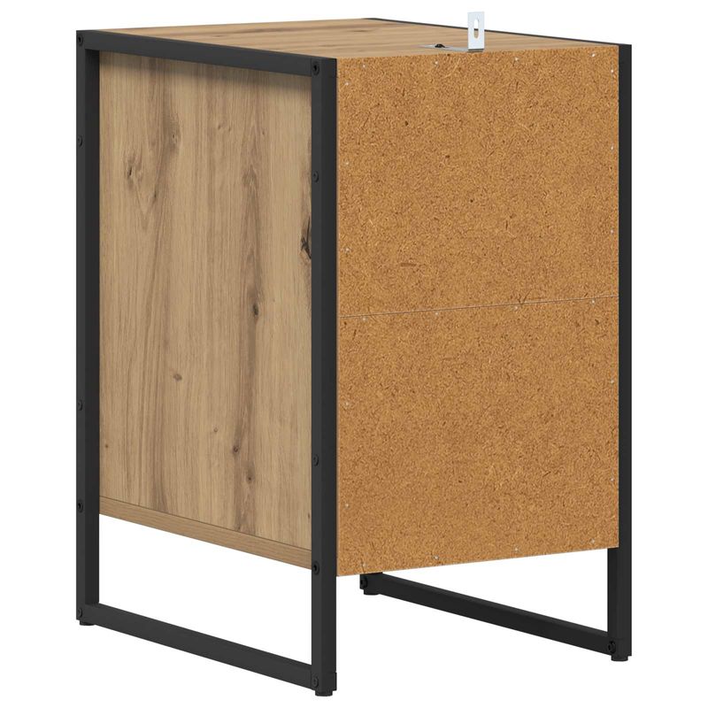 Casa si Gradina - Mobilier - Comode si corpuri - Noptiere - Noptiera 2 pcs Stejar artizanal 39,5 x 30 x 50 cm Lemn compozit - Infinity.ro
