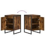 Casa si Gradina - Mobilier - Comode si corpuri - Noptiere - Noptiera Stejar fumuriu 39,5 x 30 x 50 cm Lemn compozit - Infinity.ro