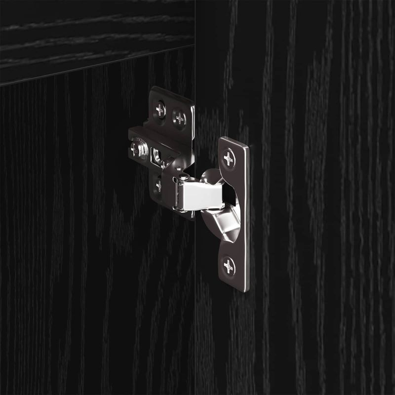 Casa si Gradina - Mobilier - Comode si corpuri - Comode - Dulap lateral Stejar Negru 79 x 36 x 75 cm Lemn compozit - Infinity.ro