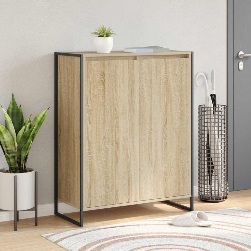 Casa si Gradina - Mobilier - Dulapuri si sifoniere - Dulapuri - Dulap pentru pantofi Sonoma 79 x 36 x 100 cm Lemn compozit - Infinity.ro