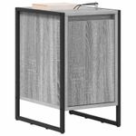 Casa si Gradina - Mobilier - Comode si corpuri - Noptiere - Noptiera 2 pcs Gri Sonoma 39,5 x 30 x 50 cm Lemn compozit - Infinity.ro