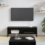 Casa si Gradina - Mobilier - Comode si corpuri - Comode - Cabinet TV Stejar Negru 100 x 36.5 x 30.5 cm Lemn compozit - Infinity.ro