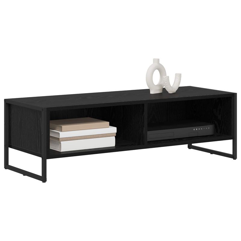 Casa si Gradina - Mobilier - Comode si corpuri - Comode - Cabinet TV Stejar Negru 100 x 36.5 x 30.5 cm Lemn compozit - Infinity.ro
