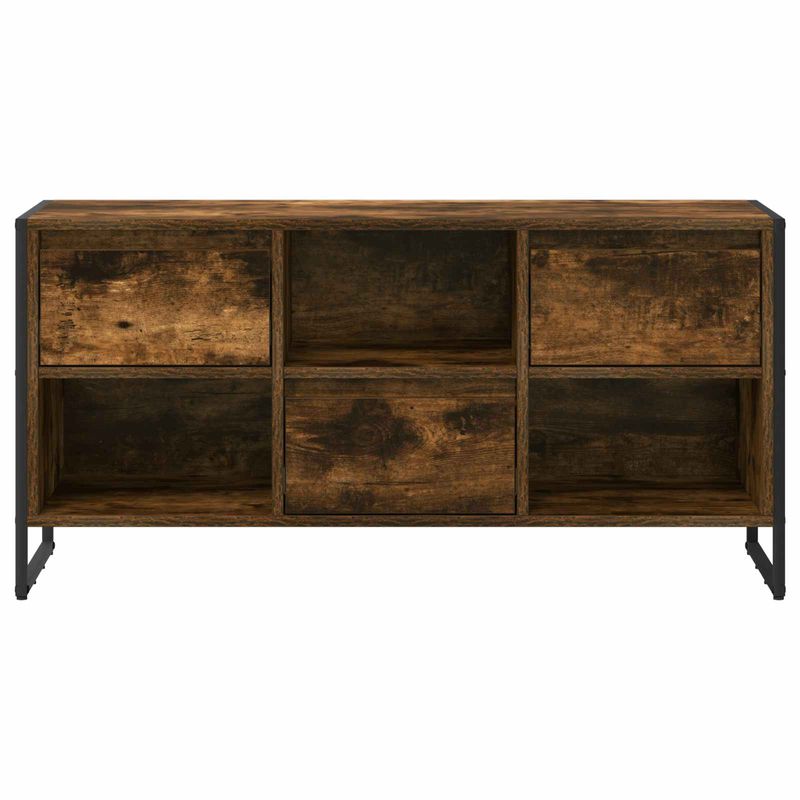 Casa si Gradina - Mobilier - Comode si corpuri - Comode - Cabinet TV Stejar fumuriu 100 x 36 x 49,5 cm Lemn compozit - Infinity.ro