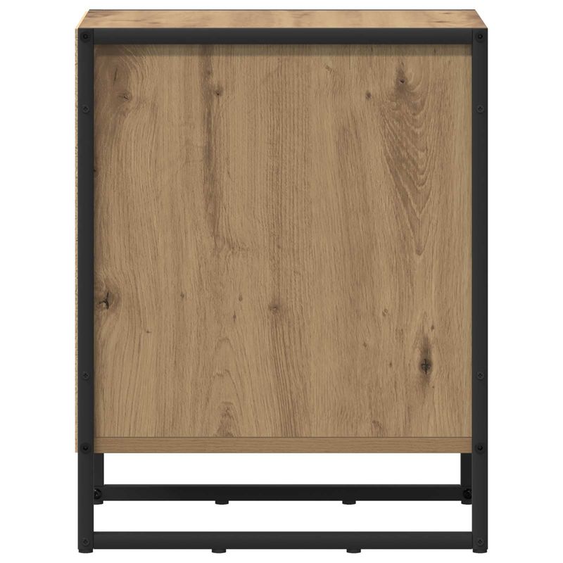 Casa si Gradina - Mobilier - Comode si corpuri - Noptiere - Noptiera Stejar artizanal 39,5 x 30 x 50 cm Lemn compozit - Infinity.ro
