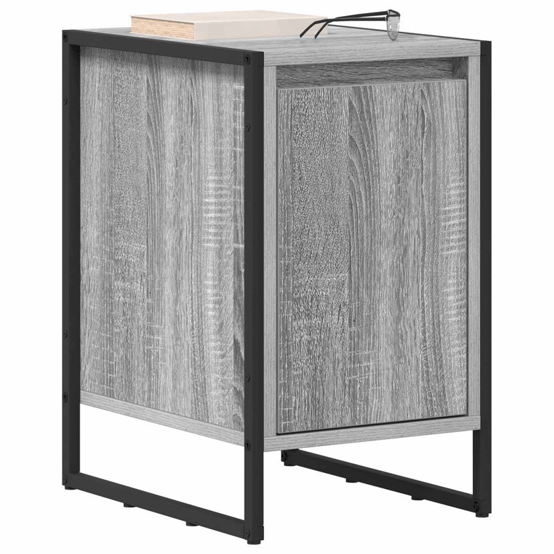 Casa si Gradina - Mobilier - Comode si corpuri - Noptiere - Noptiera Gri Sonoma 39,5 x 30 x 50 cm Lemn compozit - Infinity.ro