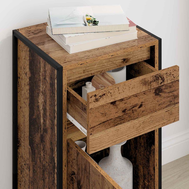 Casa si Gradina - Mobilier - Comode si corpuri - Corpuri bucatarie - Bufet cu sertar Lemn Vechi 81 x 36 x 150.5 cm Lemn compozit - Infinity.ro