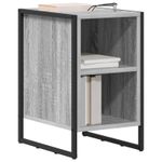 Casa si Gradina - Mobilier - Comode si corpuri - Noptiere - Noptiera Gri Sonoma 39.5 x 30 x 50 cm Lemn compozit - Infinity.ro