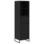 Casa si Gradina - Mobilier - Comode si corpuri - Comode - Dulap pentru carti cu sertar Stejar Negru 43 x 36 x 150.5 cm - Infinity.ro
