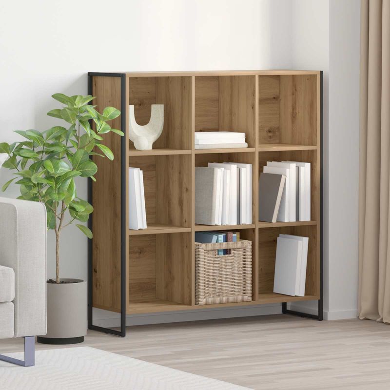 Casa si Gradina - Mobilier - Biblioteci si rafturi - Biblioteci - Dulap pentru carti Stejar artizanal 99.5 x 30 x 108.5 cm - Infinity.ro