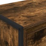 Casa si Gradina - Mobilier - Comode si corpuri - Comode - Cabinet TV Stejar fumuriu 100 x 36 x 49,5 cm Lemn compozit - Infinity.ro