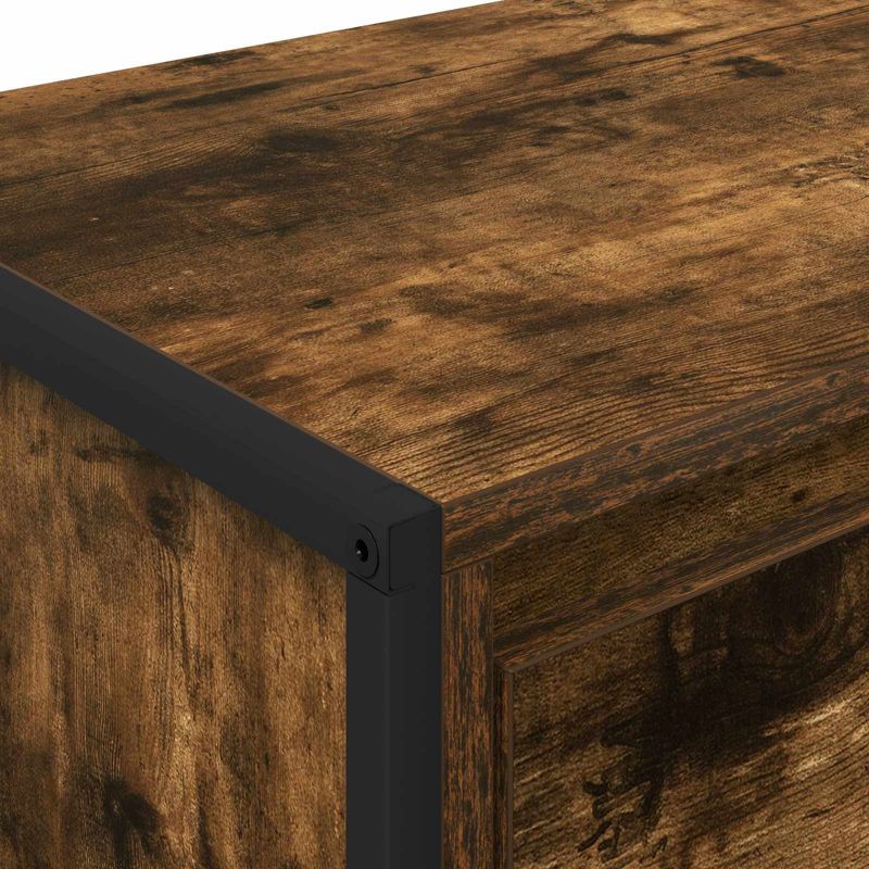 Casa si Gradina - Mobilier - Comode si corpuri - Comode - Cabinet TV Stejar fumuriu 100 x 36 x 49,5 cm Lemn compozit - Infinity.ro