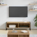 Casa si Gradina - Mobilier - Comode si corpuri - Comode - Cabinet TV Stejar artizanal 100 x 36.5 x 30.5 cm Lemn compozit - Infinity.ro