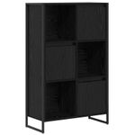 Casa si Gradina - Mobilier - Biblioteci si rafturi - Biblioteci - Dulap pentru carti Stejar Negru 68 x 30 x 108.5 cm - Infinity.ro