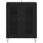Casa si Gradina - Mobilier - Comode si corpuri - Comode - Bufet Stejar Negru 69,5 x 34 x 90 cm Lemn compozit - Infinity.ro