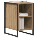 Casa si Gradina - Mobilier - Comode si corpuri - Noptiere - Noptiera 2 pcs Stejar artizanal 39.5 x 30 x 50 cm Lemn compozit - Infinity.ro