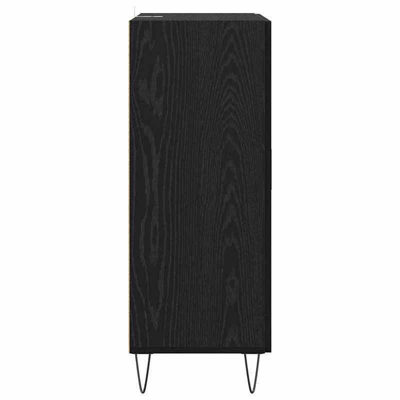 Casa si Gradina - Mobilier - Comode si corpuri - Comode - Bufet Stejar Negru 69,5 x 34 x 90 cm Lemn compozit - Infinity.ro