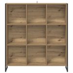 Casa si Gradina - Mobilier - Biblioteci si rafturi - Biblioteci - Dulap pentru carti Stejar artizanal 99.5 x 30 x 108.5 cm - Infinity.ro