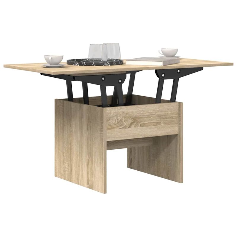 Casa si Gradina - Mobilier - Mese si birouri - Masute de cafea - Masa de cafea Stejar Sonoma 55 x 54,5 x 45 cm Lemn compozit - Infinity.ro