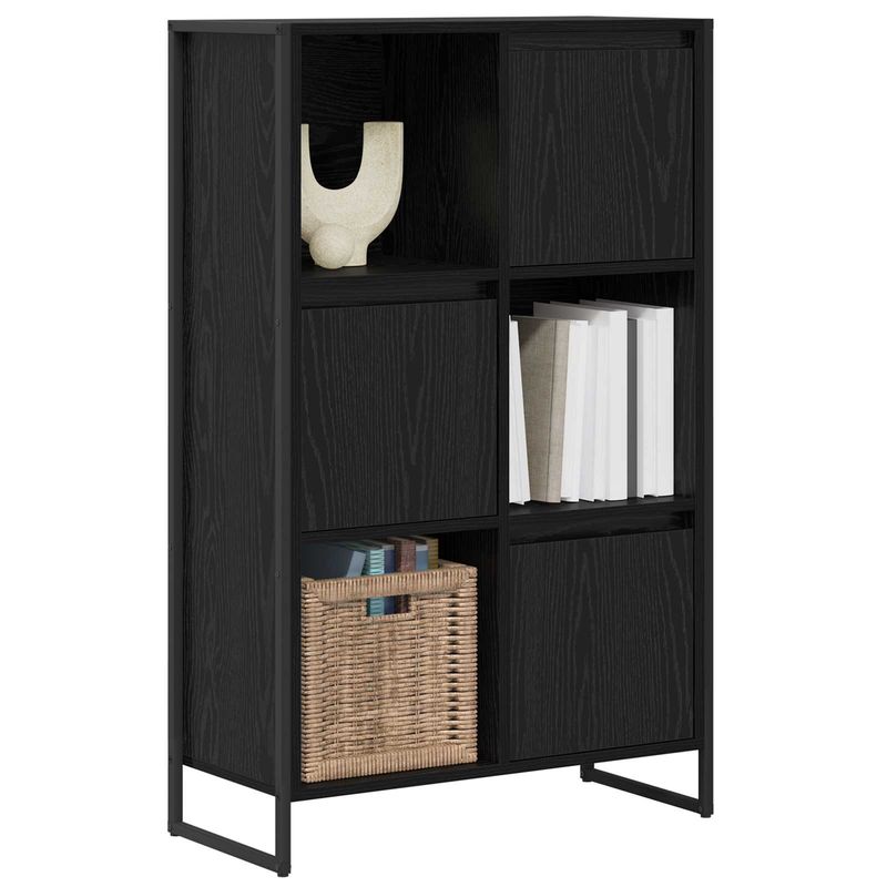 Casa si Gradina - Mobilier - Biblioteci si rafturi - Biblioteci - Dulap pentru carti Stejar Negru 68 x 30 x 108.5 cm - Infinity.ro