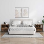 Casa si Gradina - Mobilier - Comode si corpuri - Noptiere - Noptiera 2 pcs Lemn Vechi 50 x 39,5 x 50 cm Lemn compozit - Infinity.ro