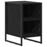 Casa si Gradina - Mobilier - Comode si corpuri - Noptiere - Noptiera Stejar Negru 39.5 x 30 x 50 cm Lemn compozit - Infinity.ro
