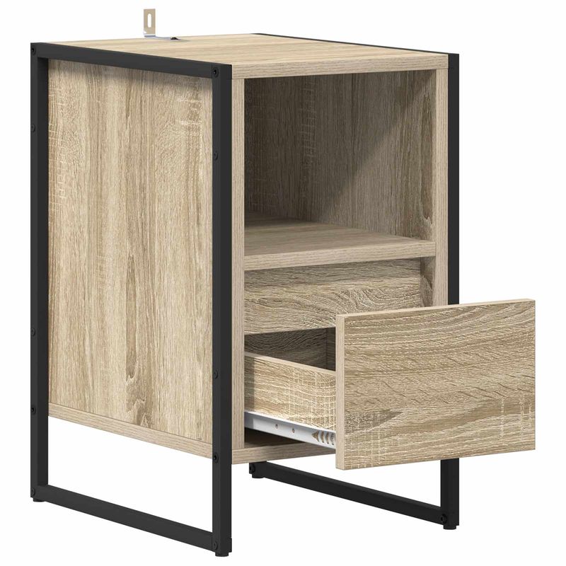 Casa si Gradina - Mobilier - Comode si corpuri - Noptiere - Noptiera cu sertar Sonoma 39,5 x 30 x 50 cm Lemn compozit - Infinity.ro