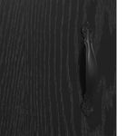 Casa si Gradina - Mobilier - Comode si corpuri - Comode - Bufet Stejar Negru 69,5 x 34 x 90 cm Lemn compozit - Infinity.ro