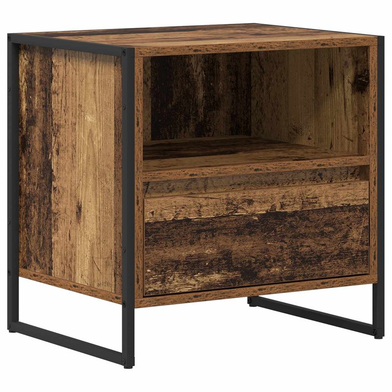 Casa si Gradina - Mobilier - Comode si corpuri - Noptiere - Noptiera 2 pcs Lemn Vechi 50 x 39,5 x 50 cm Lemn compozit - Infinity.ro
