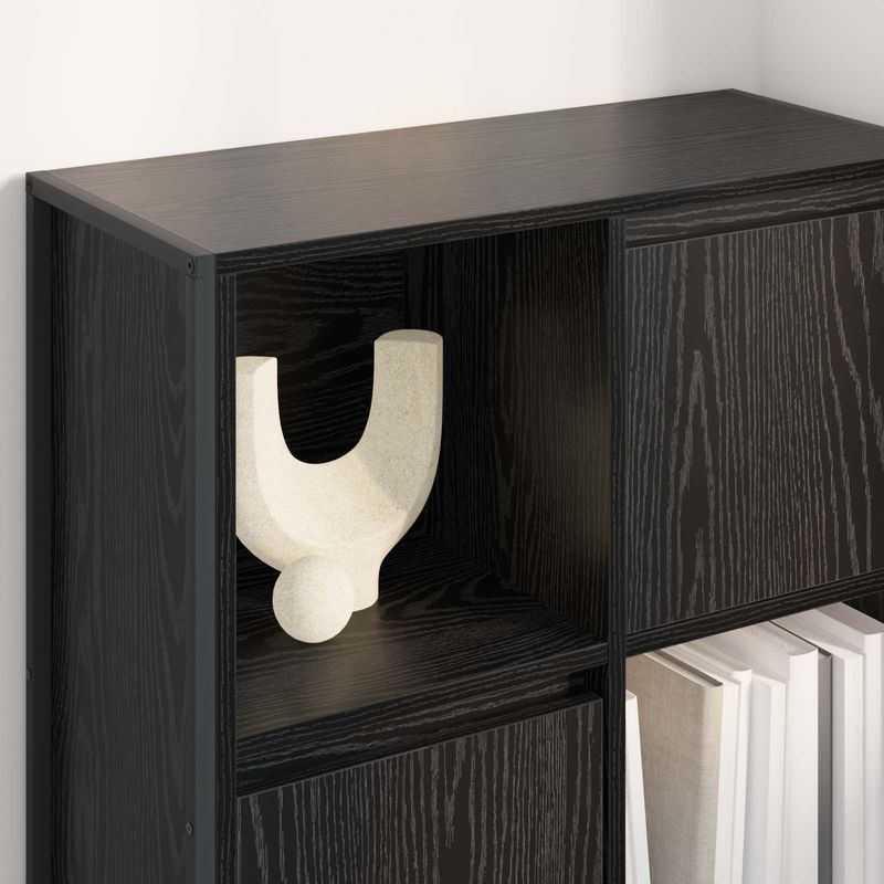 Casa si Gradina - Mobilier - Biblioteci si rafturi - Biblioteci - Dulap pentru carti Stejar Negru 68 x 30 x 108.5 cm - Infinity.ro