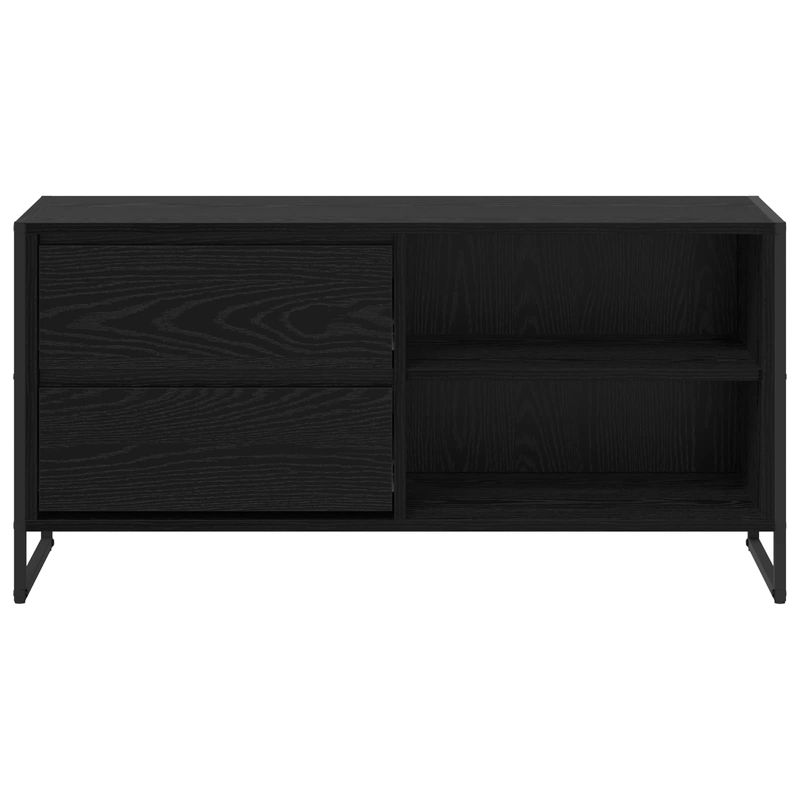 Casa si Gradina - Mobilier - Comode si corpuri - Comode - Cabinet TV Stejar Negru 100 x 36 x 49,5 cm Lemn compozit - Infinity.ro