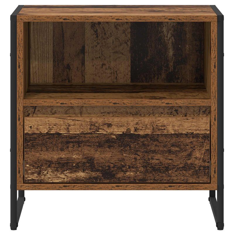 Casa si Gradina - Mobilier - Comode si corpuri - Noptiere - Noptiera 2 pcs Lemn Vechi 50 x 39,5 x 50 cm Lemn compozit - Infinity.ro
