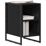 Casa si Gradina - Mobilier - Comode si corpuri - Noptiere - Noptiera Stejar Negru 39.5 x 30 x 50 cm Lemn compozit - Infinity.ro