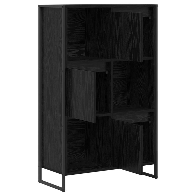 Casa si Gradina - Mobilier - Biblioteci si rafturi - Biblioteci - Dulap pentru carti Stejar Negru 68 x 30 x 108.5 cm - Infinity.ro
