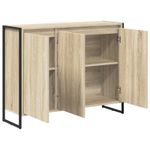 Casa si Gradina - Mobilier - Comode si corpuri - Comode - Dulap lateral Sonoma 96,5 x 30 x 75 cm Lemn compozit - Infinity.ro