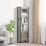 Casa si Gradina - Mobilier - Biblioteci si rafturi - Biblioteci - Dulap pentru carti Gri Sonoma 80 x 30 x 155 cm Lemn compozit - Infinity.ro