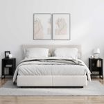 Casa si Gradina - Mobilier - Comode si corpuri - Noptiere - Noptiera Stejar Negru 39.5 x 30 x 50 cm Lemn compozit - Infinity.ro