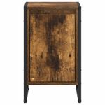 Casa si Gradina - Mobilier - Comode si corpuri - Noptiere - Noptiera 2 pcs Stejar fumuriu 39,5 x 30 x 50 cm Lemn compozit - Infinity.ro