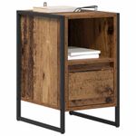 Casa si Gradina - Mobilier - Comode si corpuri - Noptiere - Noptiera cu sertar Lemn Vechi 39,5 x 30 x 50 cm Lemn compozit - Infinity.ro